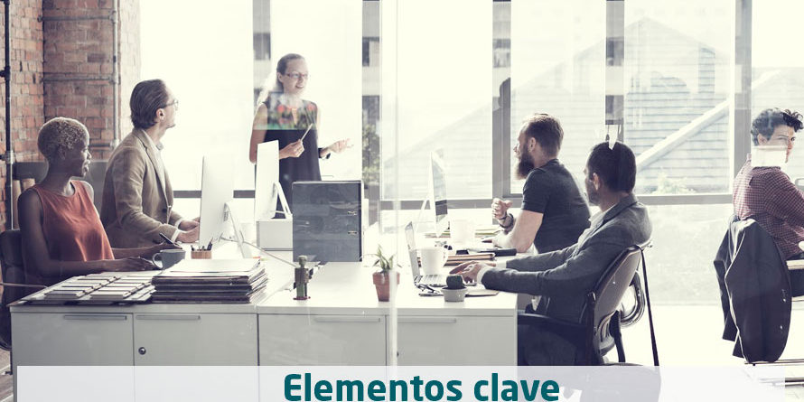 elementos puestos trabajo oficina