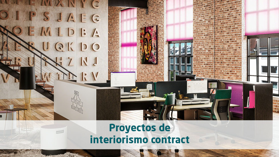 Proyectos de interiorismo contract en oficinas Proyectos de interiorismo contract en oficinas