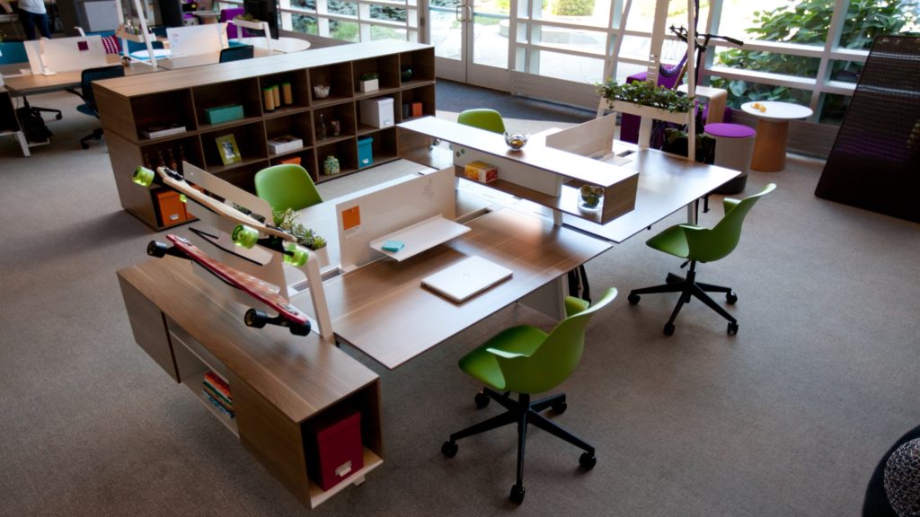 mesas de oficina rectangulares
