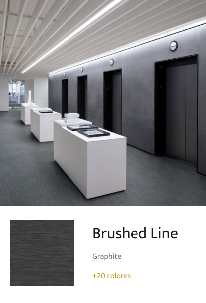 Brushed line