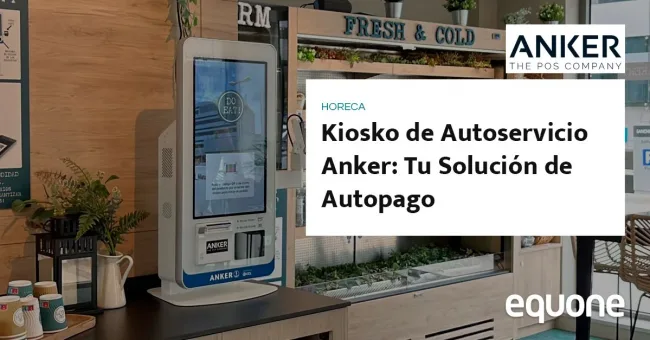 Kiosko de Autoservicio Anker: Tu Solución de Autopago Kiosko de Autoservicio Anker en una Cafetería