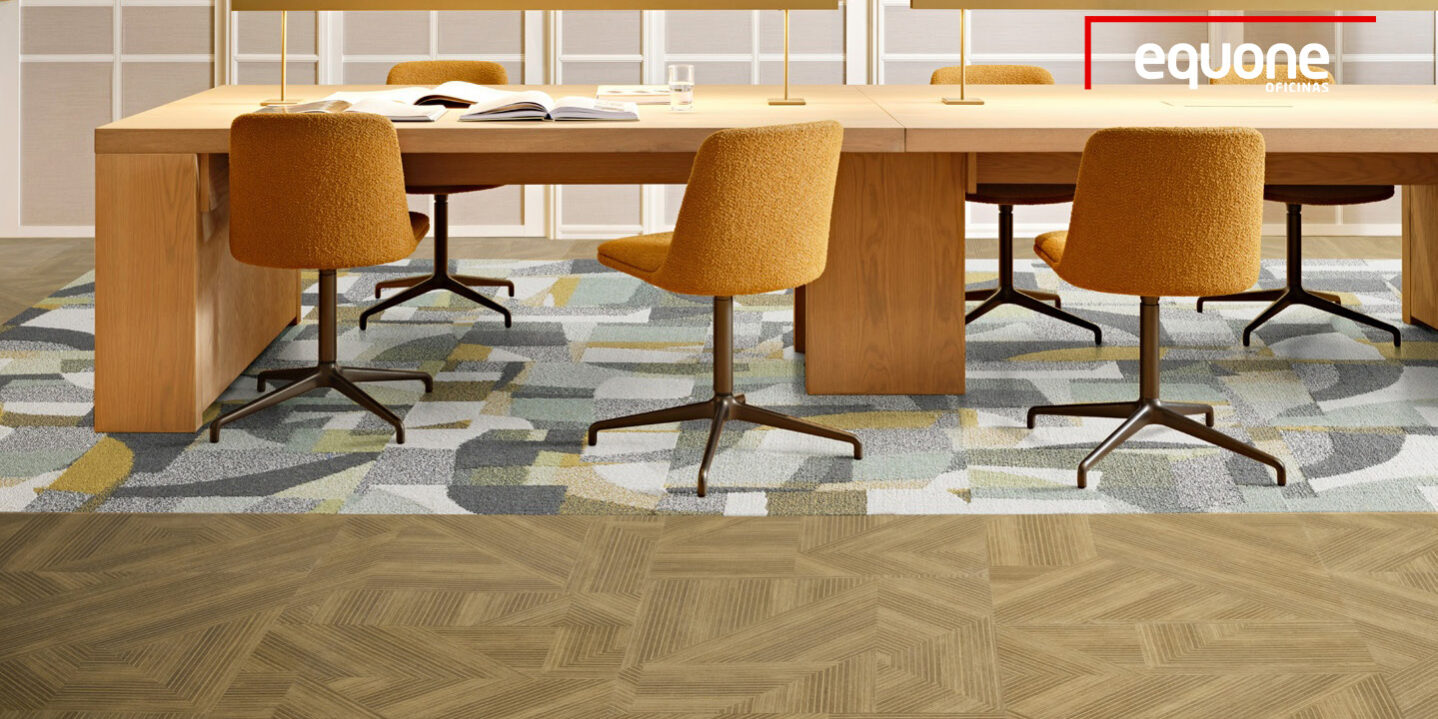 00_portada_losetas_lvt_interface_cut_form espacio profesional con losetas LVT Cut & Form de Interface