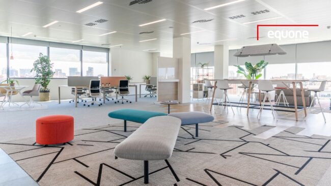 Diseño de espacios de trabajo con diferentes zonas y mobiliario Actiu